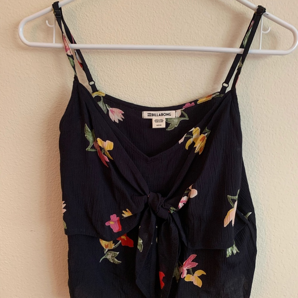 Billabong Let me Loose Knotted Tank Top